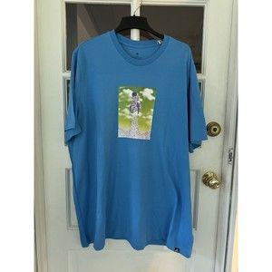 Men's Adidas Spaceship Boost T-shirt Big & Tall 3XLT New Blue Graphic